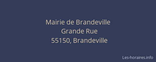 Mairie de Brandeville