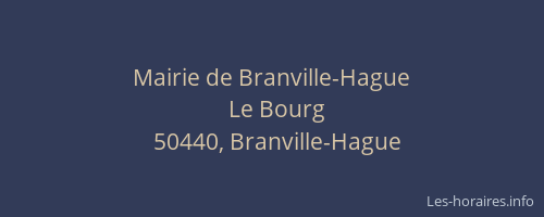 Mairie de Branville-Hague