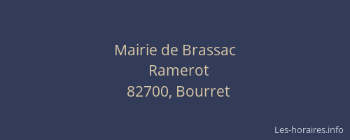 Mairie de Brassac