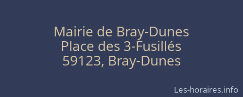 Mairie de Bray-Dunes
