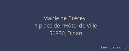 Mairie de Brécey