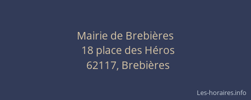 Mairie de Brebières