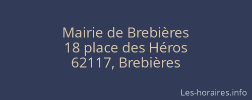 Mairie de Brebières