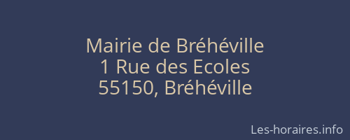 Mairie de Bréhéville