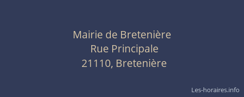 Mairie de Bretenière