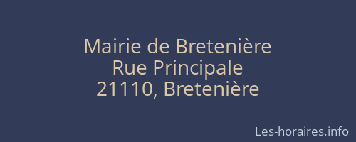 Mairie de Bretenière