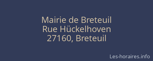 Mairie de Breteuil
