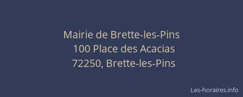 Mairie de Brette-les-Pins