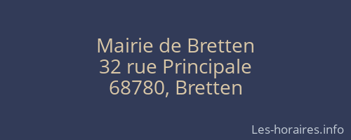 Mairie de Bretten