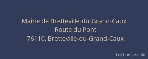 Mairie de Bretteville-du-Grand-Caux