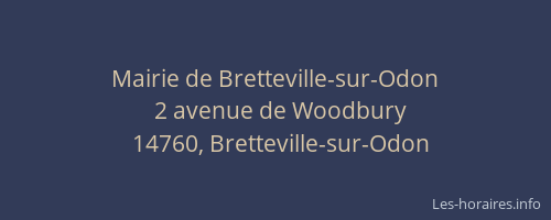 Mairie de Bretteville-sur-Odon