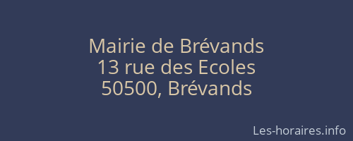 Mairie de Brévands