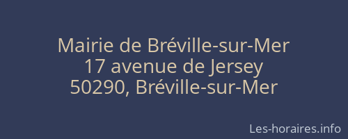 Mairie de Bréville-sur-Mer