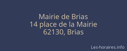Mairie de Brias