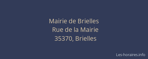 Mairie de Brielles
