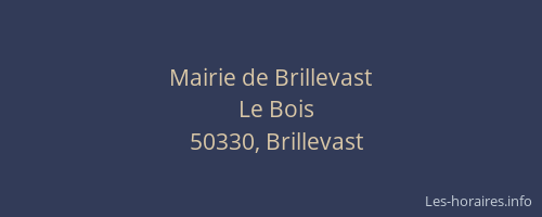 Mairie de Brillevast