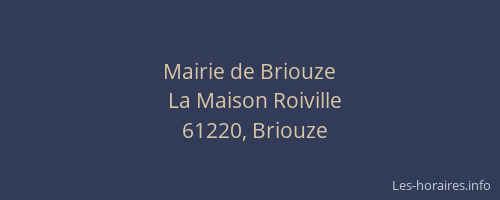 Mairie de Briouze