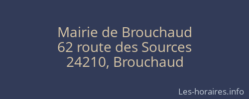 Mairie de Brouchaud