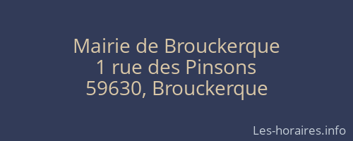 Mairie de Brouckerque