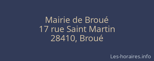 Mairie de Broué