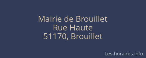 Mairie de Brouillet
