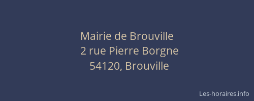 Mairie de Brouville