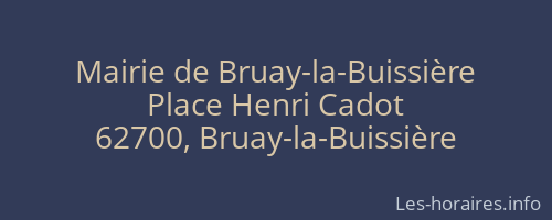 Mairie de Bruay-la-Buissière