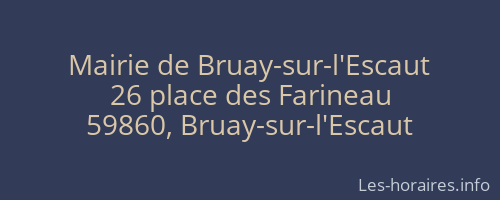 Mairie de Bruay-sur-l'Escaut