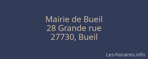 Mairie de Bueil