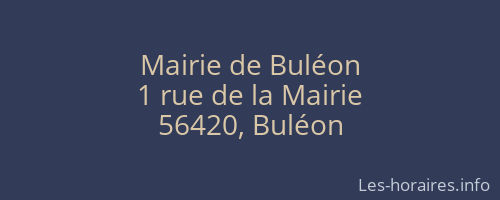 Mairie de Buléon