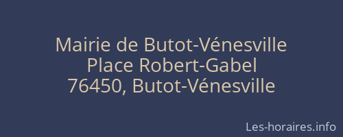 Mairie de Butot-Vénesville