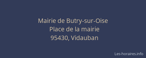 Mairie de Butry-sur-Oise