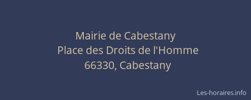Mairie de Cabestany
