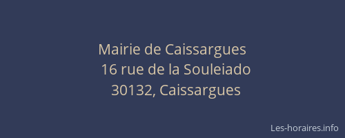 Mairie de Caissargues
