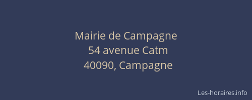 Mairie de Campagne