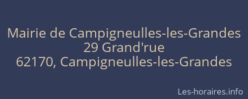 Mairie de Campigneulles-les-Grandes