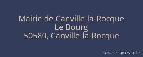 Mairie de Canville-la-Rocque