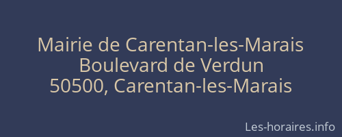 Mairie de Carentan-les-Marais