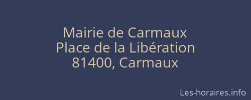 Mairie de Carmaux