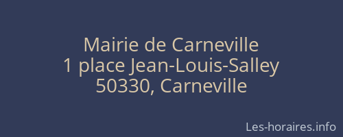 Mairie de Carneville