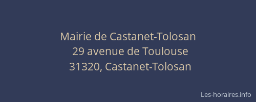 Mairie de Castanet-Tolosan