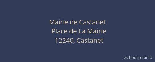 Mairie de Castanet