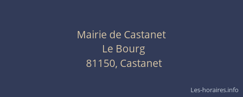 Mairie de Castanet