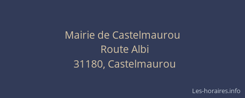 Mairie de Castelmaurou