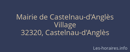 Mairie de Castelnau-d'Anglès