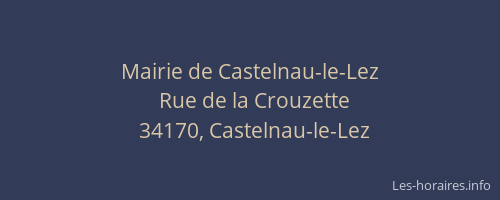 Mairie de Castelnau-le-Lez