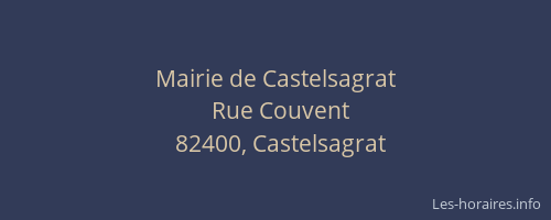 Mairie de Castelsagrat