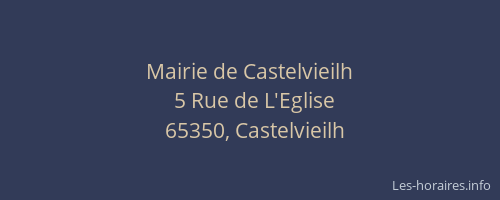 Mairie de Castelvieilh
