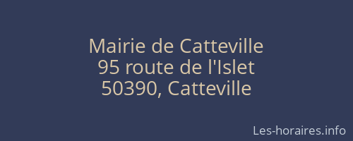 Mairie de Catteville