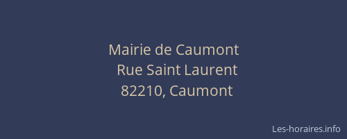 Mairie de Caumont